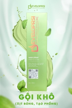 Xịt gội khô taọ phồng